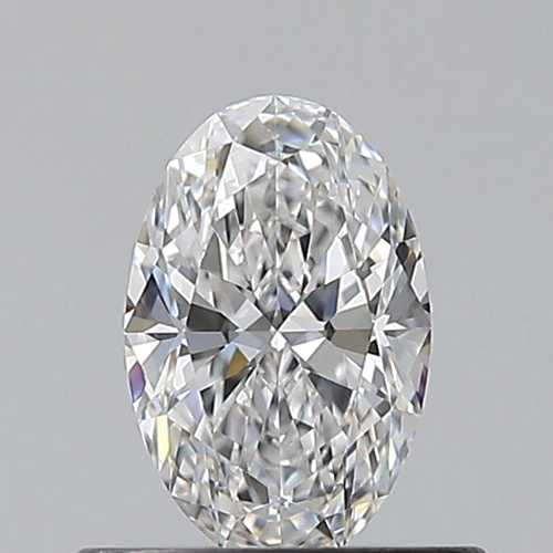 0.5 carat D-VVS2 Natūralus Oval Deimantas (1)