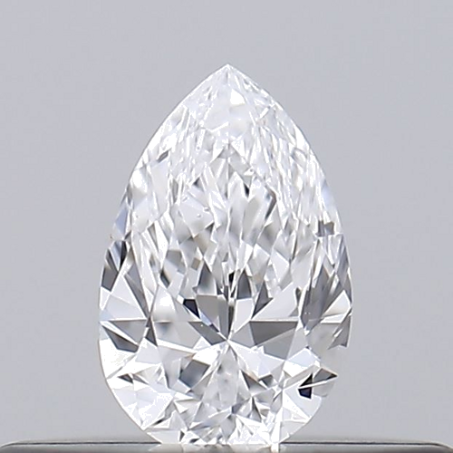 0.17 carat D-VS2 Natūralus Pear Deimantas (1)