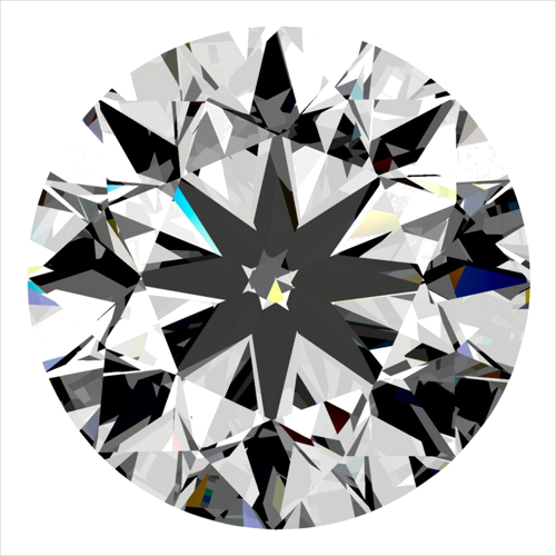 0.3 carat E-VVS1 Very Good cut Natūralus Round Deimantas (1)