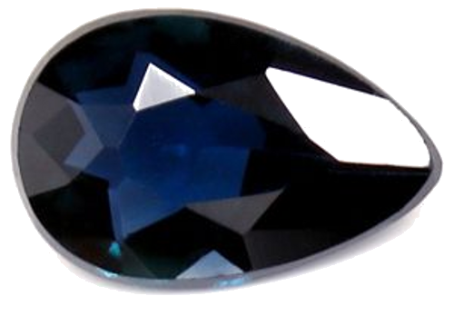 0.63 carat BLUE Pear Safyras (1)