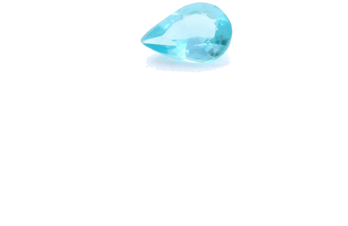 0.38 carat BLUE Pear Apatite (1)