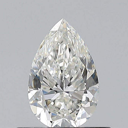 0.5 carat H-SI1 Natūralus Pear Deimantas (1)