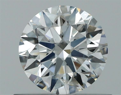 0.56 carat G-SI2 Excellent cut Natūralus Round Deimantas (1)