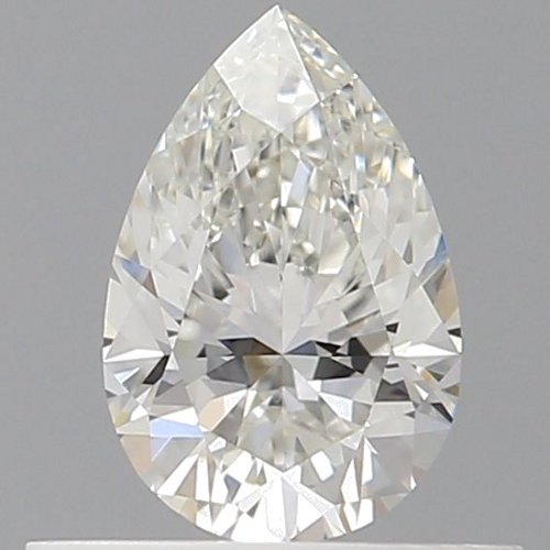 0.46 carat H-IF Natūralus Pear Deimantas (1)