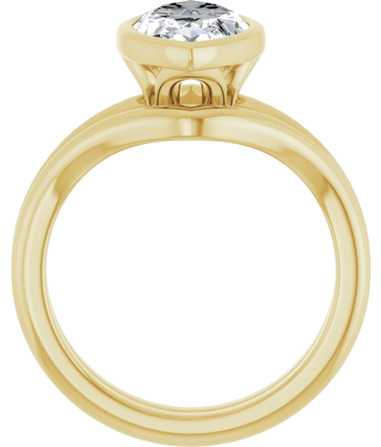 Sužadėtuvių Žiedas „Bezel-Set“ 14k yellow gold Marquise 15mm x 7mm (7)
