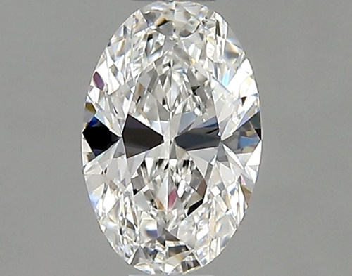0.5 carat F-VVS2 Natūralus Oval Deimantas (1)