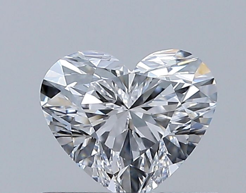 0.5 carat D-VS1 Natūralus Heart Deimantas (1)