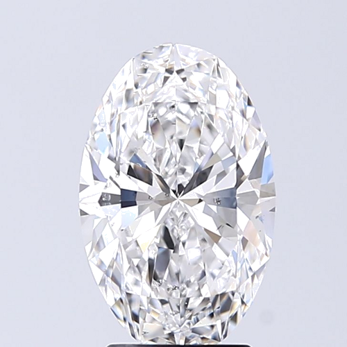 2.51 carat D-SI1 Natūralus Oval Deimantas (1)