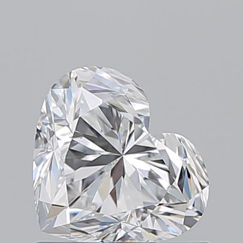 1.01 carat E-VS2 Natūralus Heart Deimantas (1)