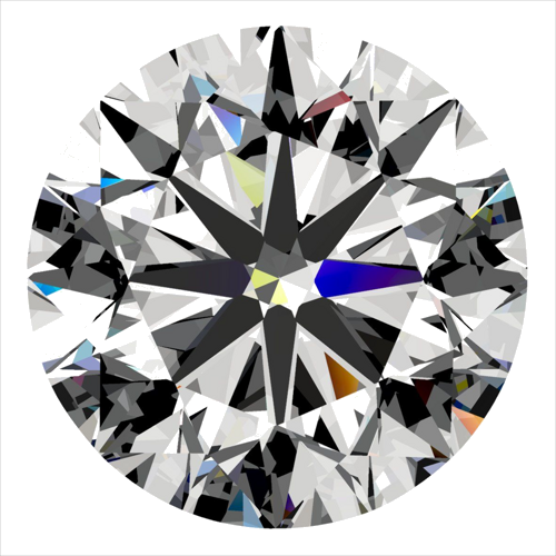 0.4 carat G-VS2 Very Good cut Natūralus Round Deimantas (1)