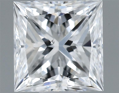 0.38 carat D-SI2 Natūralus Princess Deimantas (1)