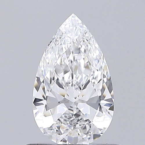 0.6 carat D-IF Natūralus Pear Deimantas (1)