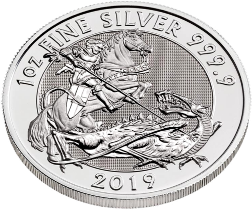2019 Valiant United Kingdom 1 oz Silver coin (2)