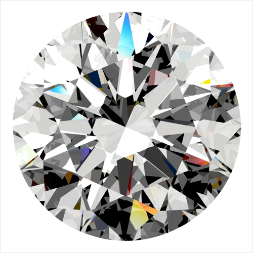 0.3 carat E-VVS1 Very Good cut Natūralus Round Deimantas (1)