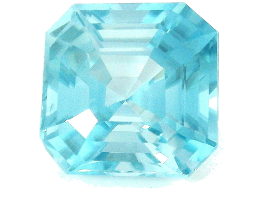 3.93 carat BLUE Emerald Zircon (1)