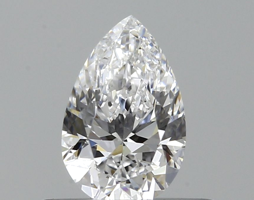 0.33 carat D-VVS1 Natūralus Pear Deimantas (1)