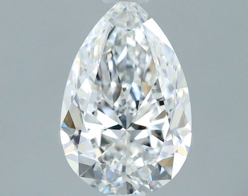 0.7 carat E-IF Natūralus Pear Deimantas (1)