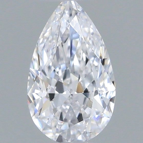 0.3 carat D-VVS1 Natūralus Pear Deimantas (1)