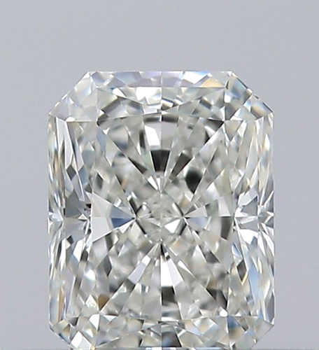 0.33 carat I-VVS2 Natūralus Radiant Deimantas (1)