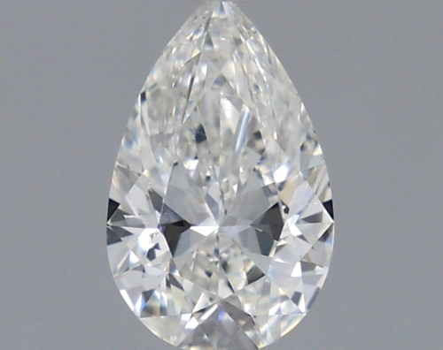 0.5 carat H-SI2 Natūralus Pear Deimantas (1)