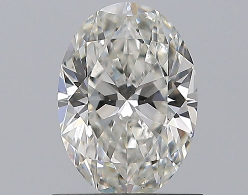 0.9 carat H-SI1 Natūralus Oval Deimantas (1)