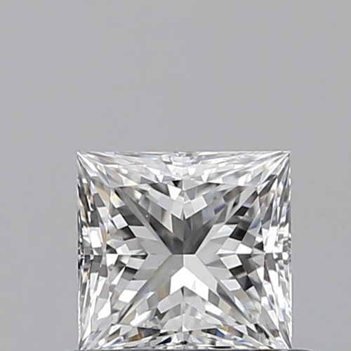 0.52 carat F-VVS1 Natūralus Princess Deimantas (1)