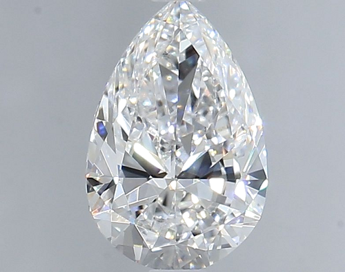 1.0 carat D-VS2 Natūralus Pear Deimantas (1)