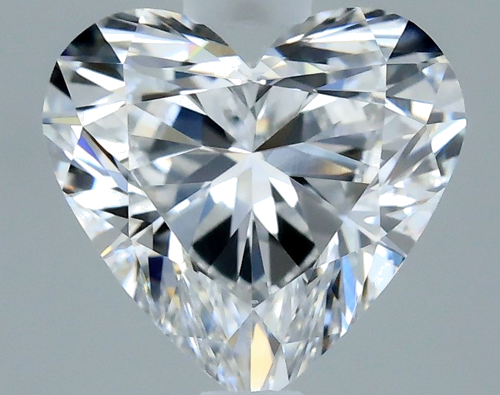 0.7 carat D-VS2 Natūralus Heart Deimantas (1)