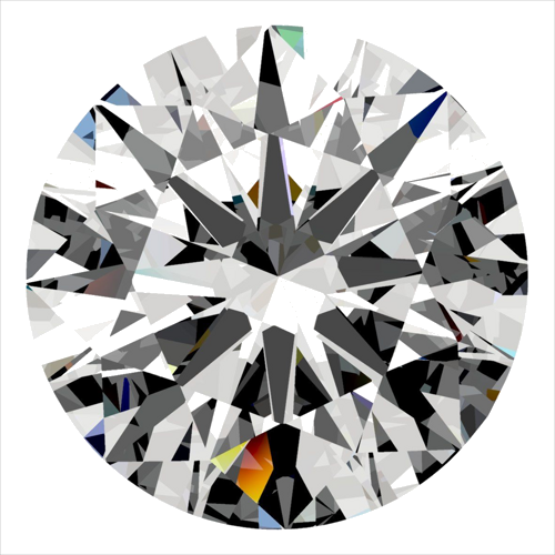 0.3 carat G-SI1 Excellent cut Natūralus Round Deimantas (1)