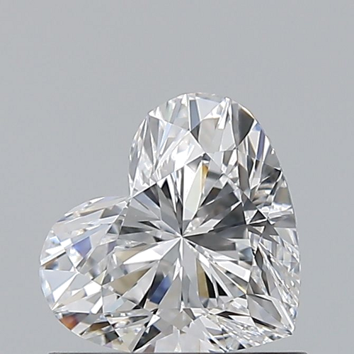 0.7 carat D-VVS2 Natūralus Heart Deimantas (1)