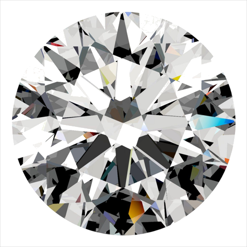 0.31 carat F-SI1 Excellent cut Natūralus Round Deimantas (1)