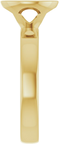 Sužadėtuvių Žiedas „Bezel-Set Solitaire“ 14k yellow gold Oval 9mm x 7mm (4)