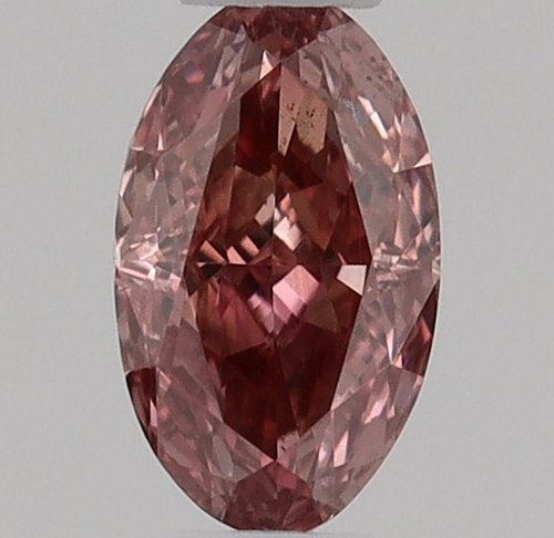 0.18 carat Fancy Deep Pink-VS2 Natūralus Oval Deimantas (1)