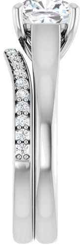 Sužadėtuvių Žiedas „Solitaire“ 950 Platinos Cushion 7mm (9)