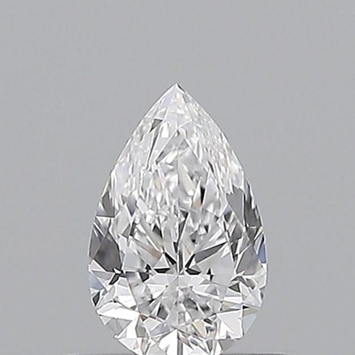 0.52 carat D-VVS1 Natūralus Pear Deimantas (1)