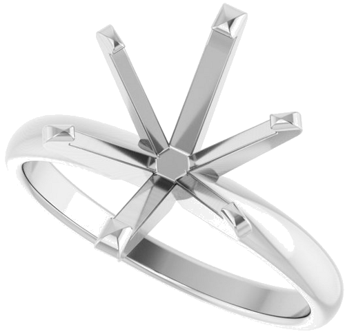 Sužadėtuvių Žiedas „Solitaire“ 950 Platinos Oval 11mm x 9mm (5)