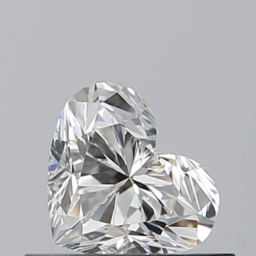 0.51 carat I-VVS1 Natūralus Heart Deimantas (1)