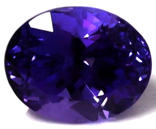 3.27 carat BLUE Oval Tanzanite (1)