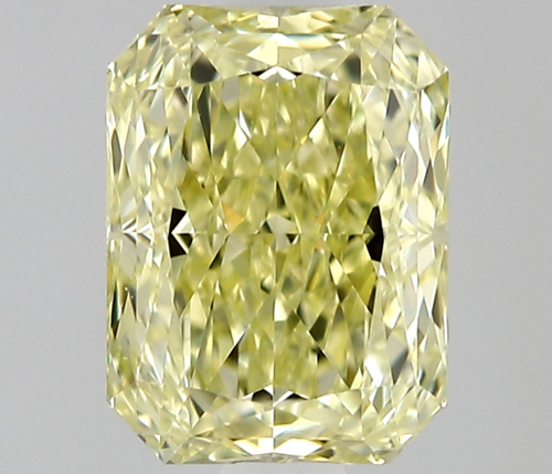 0.6 carat Fancy Yellow-IF Natūralus Radiant Deimantas (1)