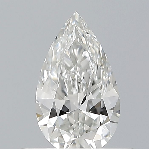 0.34 carat F-VVS1 Natūralus Pear Deimantas (1)
