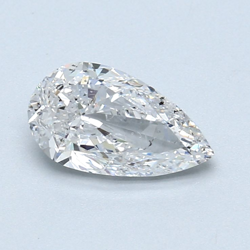 1.2 carat E-SI2 Natūralus Pear Deimantas (1)