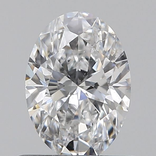 0.6 carat D-SI1 Natūralus Oval Deimantas (1)