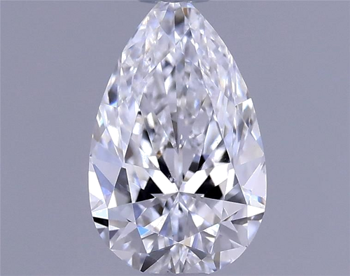 0.51 carat D-VS2 Natūralus Pear Deimantas (1)