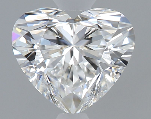 0.55 carat E-IF Natūralus Heart Deimantas (1)