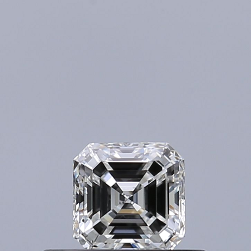 0.33 carat F-VVS2 Natūralus Asscher Deimantas (1)