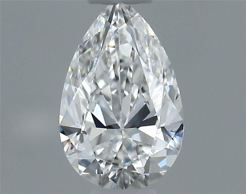 0.32 carat E-IF Natūralus Pear Deimantas (1)