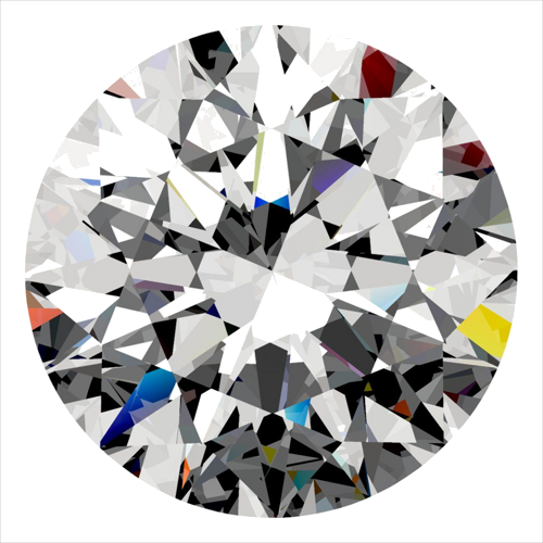 0.3 carat D-VVS2 Very Good cut Natūralus Round Deimantas (1)