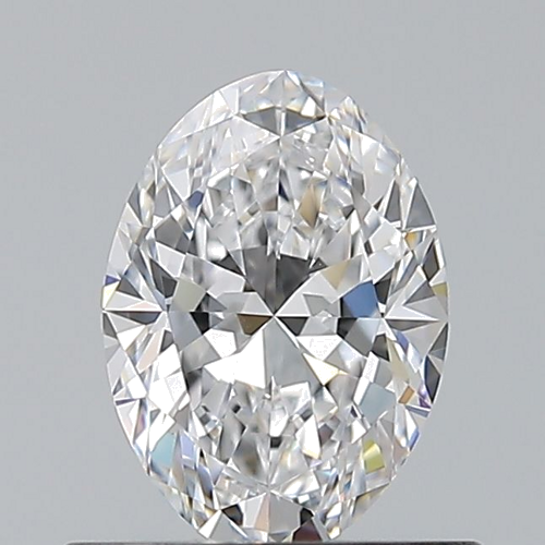 0.6 carat D-VVS2 Natūralus Oval Deimantas (1)