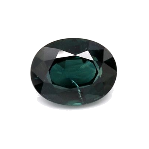 2.57 carat BLUE BRILLIANTSTEP cut Oval Safyras (1)