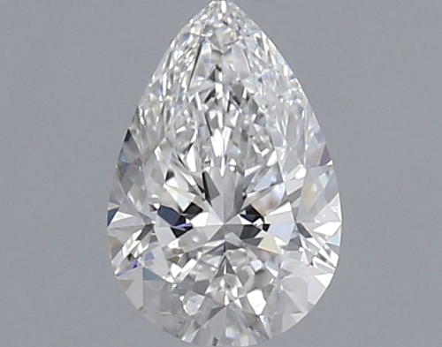 0.52 carat E-VVS1 Natūralus Pear Deimantas (1)